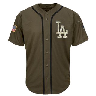 Mens Dodgers Baseball Jersey White Blue Grey