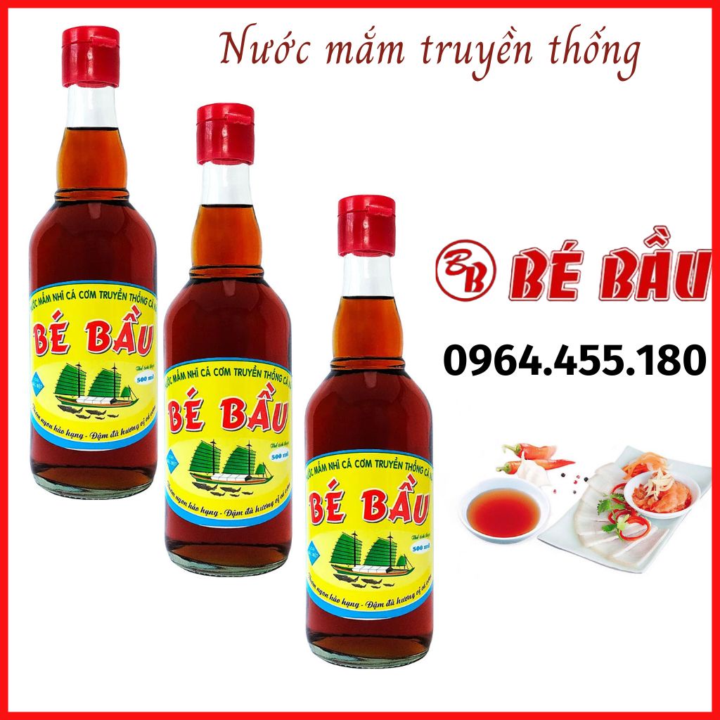 3 Chai Nước Mắm Bé Bầu Loại Ngon Nhất