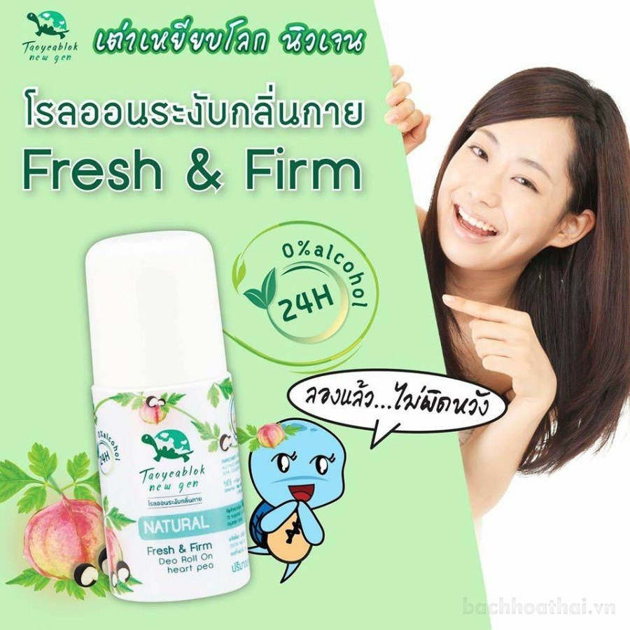 Lăņ khử mùi se khít lỗ châŋ lông Taoyeablok New Gen Fresh &amp; Firm Deo Roll On Thái Lan