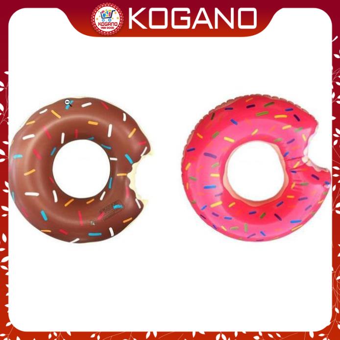 Phao bơi trẻ em KOGANO size 60 cm cho bé tập bơi an toàn hình bánh vòng Donut dễ thương SS-001301