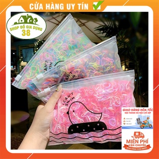 GÓI 1000 dây chun buộc tóc, dây nịt nhỏ xinh xắn nhiều màu cho bé gái-K6
