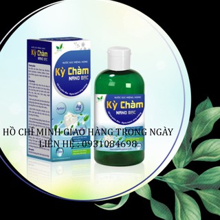 Nước Súc Miệng Kỳ Chàm Nano Bạc Giảm Đau Răng Cấp Tốc Không cồn , vị bạc hà dễ dùng 300ml