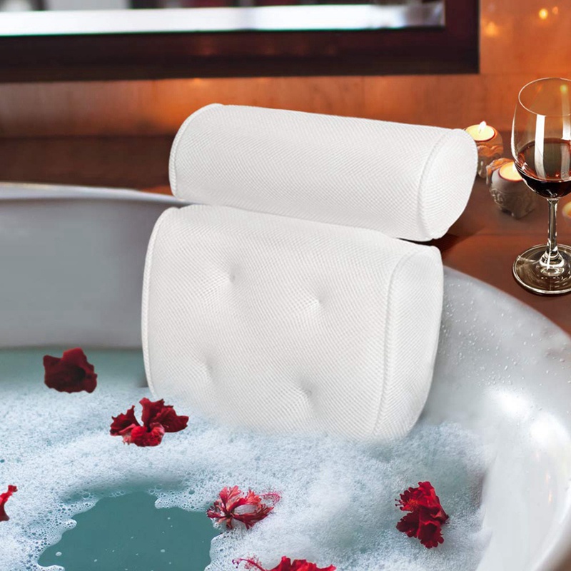 Gối Tựa Đầu Gắn Bồn Tắm Có Giác Hút Chống Trượt Cho Spa / Bồn Tắm Lưng