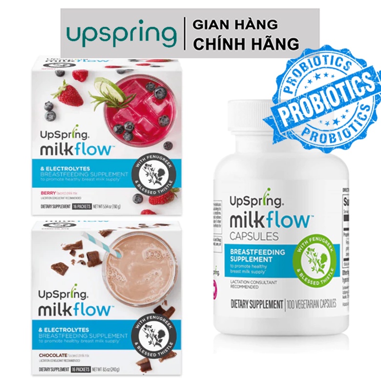 Lợi sữa Upspring milkFlow cỏ cà ri