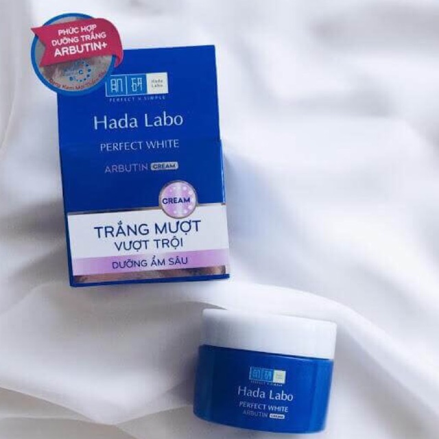 Kem dưỡng trắng da Hadalabo Perfect White Cream 50g | BigBuy360 - bigbuy360.vn
