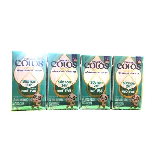 Sữa uống dinh dưỡng Vinamilk ColosGold miễn dịch khỏe tiêu hóa tốt sữa non 24h  hộp 110ml(thùng 48 hộp)