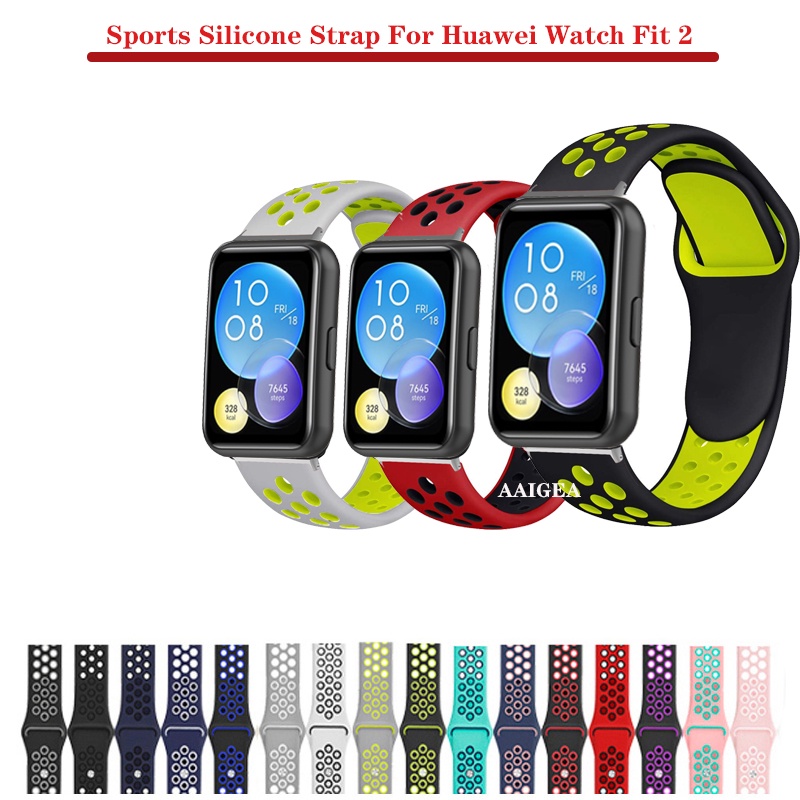 Dây Đeo Silicone Thể Thao Cho Đồng Hồ Thông Minh Huawei Watch Fit 2 / Fit / Fit Mới