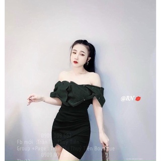 váy body trễ vai