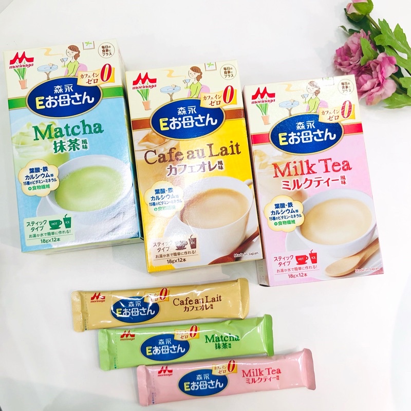 Sữa bầu Morinaga Nhật đủ vị - 12 gói x 18g