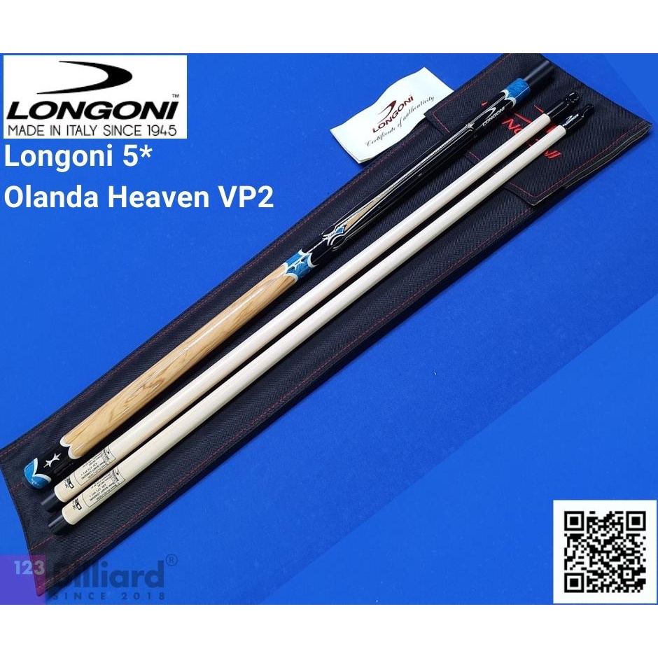 Cơ Longoni Olanda Heaven ren VP2 5 Sao [SIÊU THỊ BIDA - Cơ bida ba băng/3C/Carom]