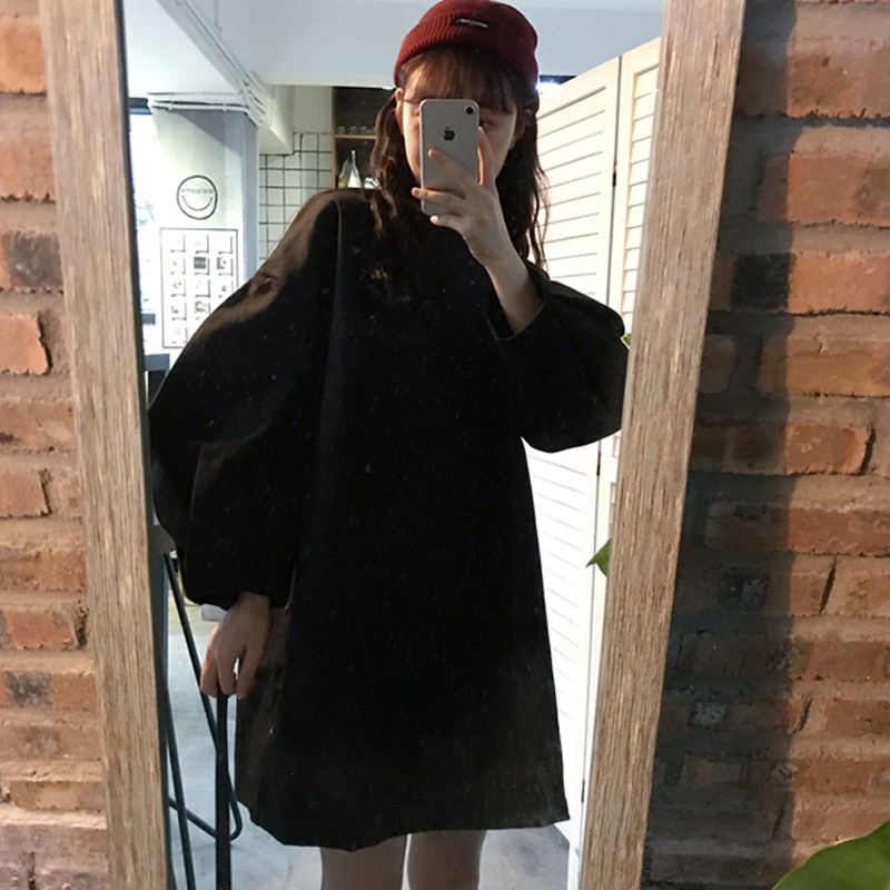 [Hàng order] Đầm nỉ dáng rộng, váy oversize dễ thương