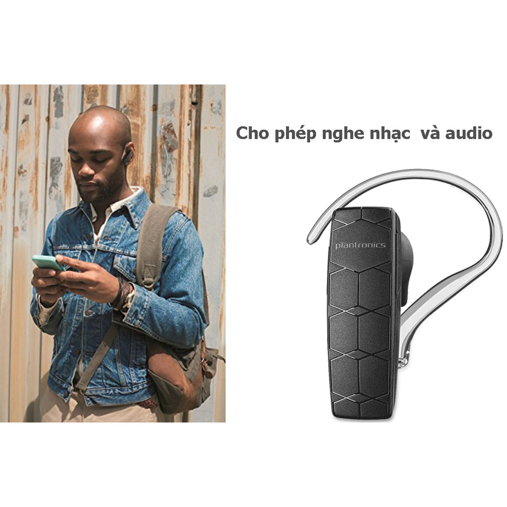 Tai Nghe Bluetooth Plantronics Explorer 50 kết nối 2 thiết bị đàm thoại 10h .