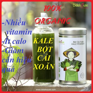 Bột cải xoăn kale sấy lạnh dalahouse 150gr 100% organic