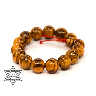 Vòng tay gỗ huyết long đường kính hạt 14mm