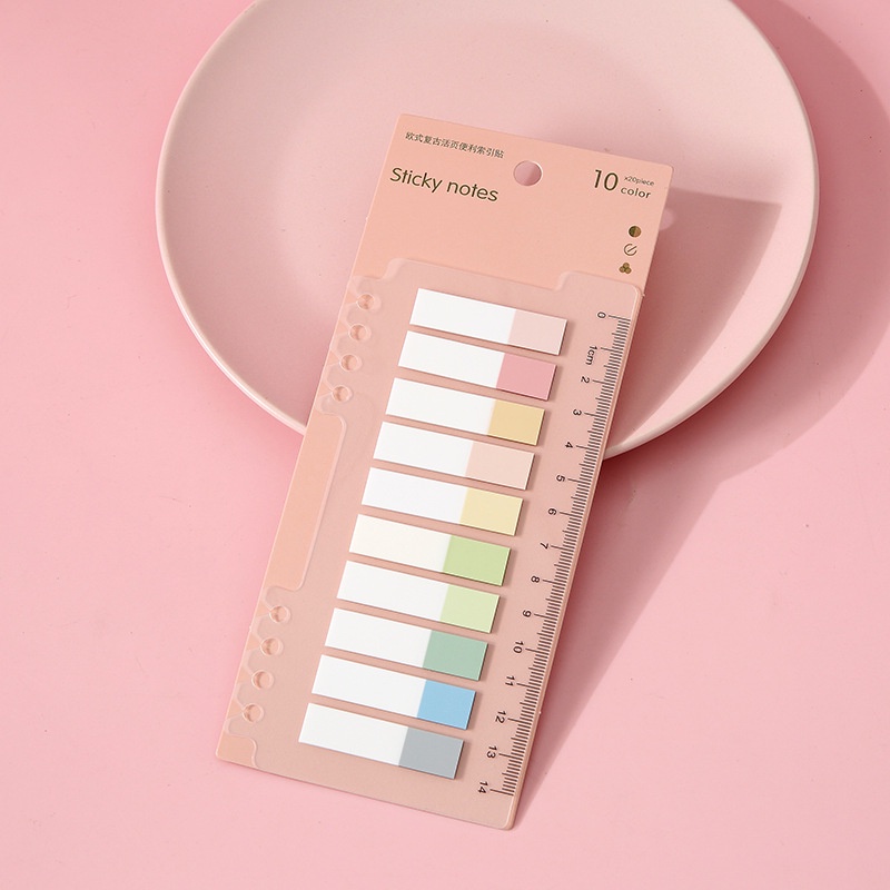 Giấy note cute nhiều màu, giấy ghi chú đánh dấu trang hàn quốc