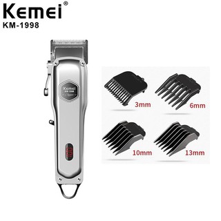 Tông đơ cắt tóc Kemei KM1998 màu bạc