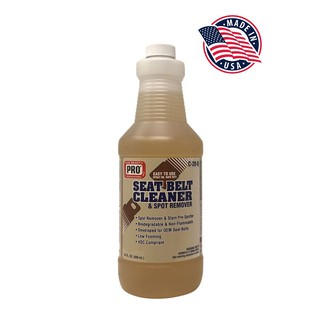Vệ sinh ghế nỉ và dây đai an toàn Seatbelt Cleaner hãng PRO nhập khẩu Mỹ 946ml