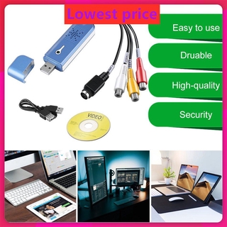Portable USB 2.0 Video & Audio Capture Card Adapter Composite RCA