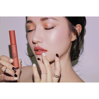 Son 3CE Velvet Lip Tint - Going Right - Cam hồng đất