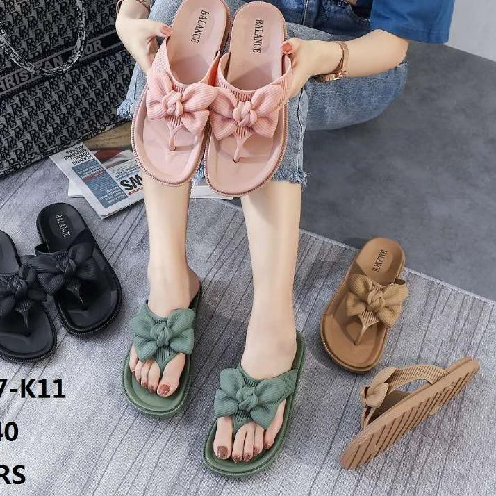 (Hàng Mới Về) Giày Sandal Thạch Quai Ruy Băng Thời Trang New Balance 1607-k11 Cho Nữ