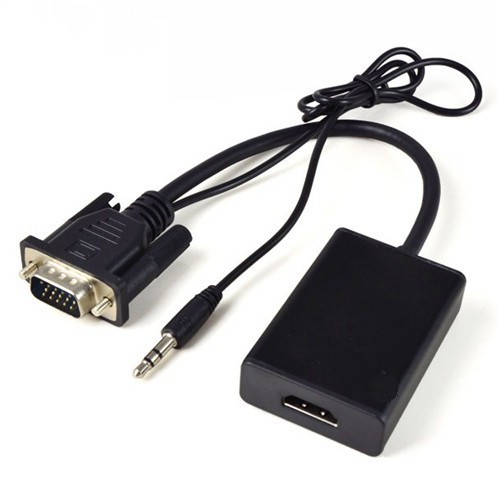 Dây Cáp Chuyển Đổi Từ VGA Sang HDMI Có Âm Thanh