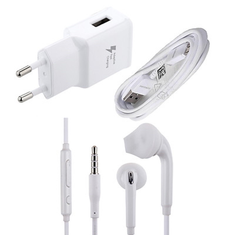 Bộ củ Sạc và dây sạc Các Dòng điện thoại Cổng Micro USB và Type C SamSung,OPPO Và Tai Nghe S5