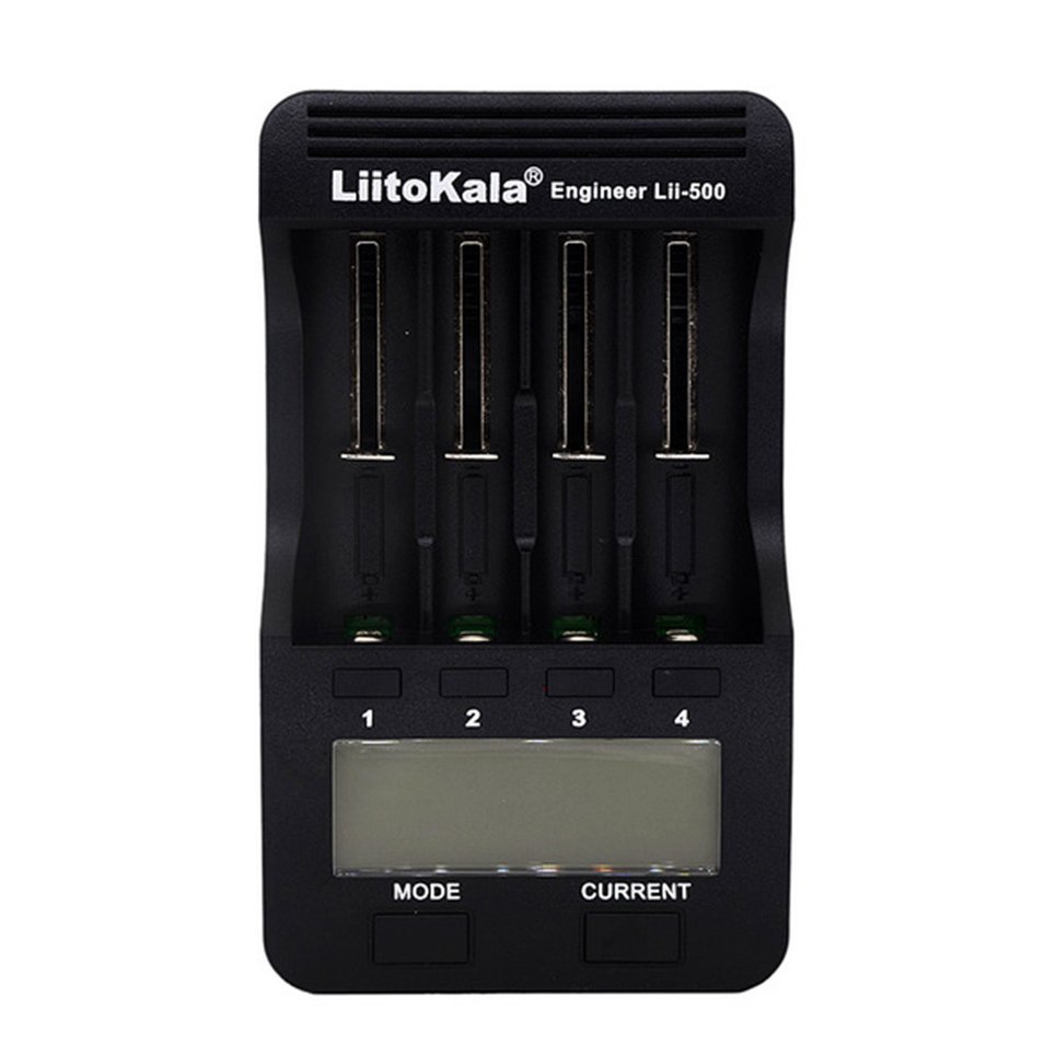 Liitokala Lii-500 18650 26650 21700 4-Slot LCD Smart Universal Battery Charger