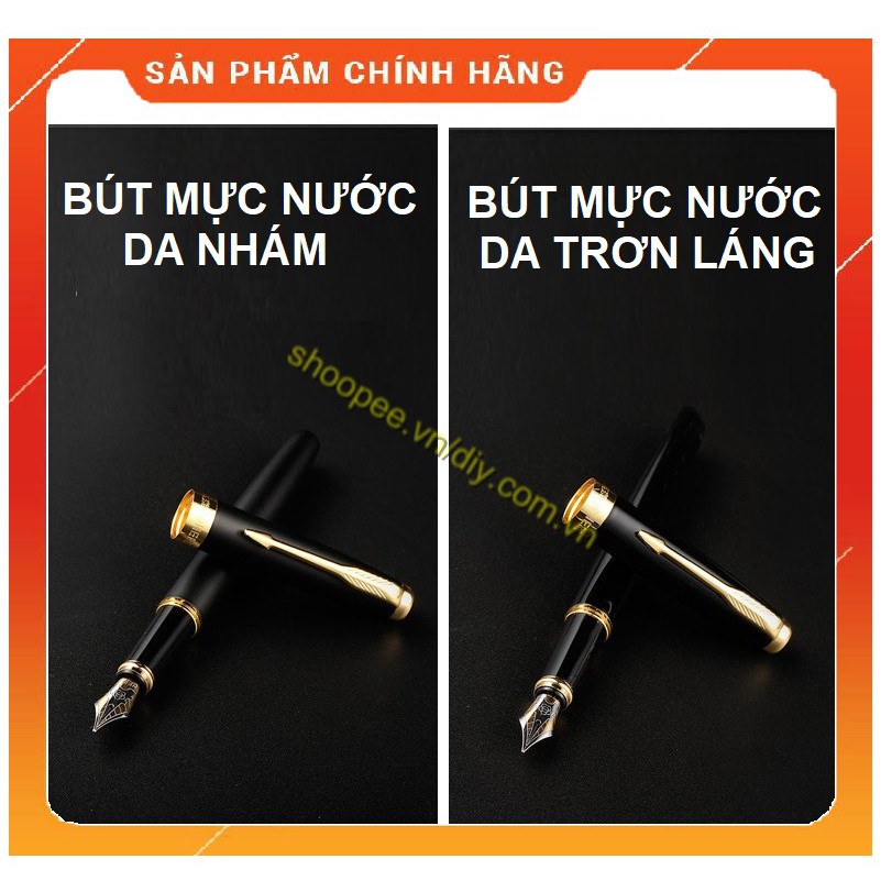 🚚 CHÍNH HÃNG - Bút Máy Hero Mũi Tên Vàng Ký Tên, Thư Pháp, Ký Họa - Tặng 1 Ngòi Cong + 1 Ngòi Thẳng 🚚Quà Tặng