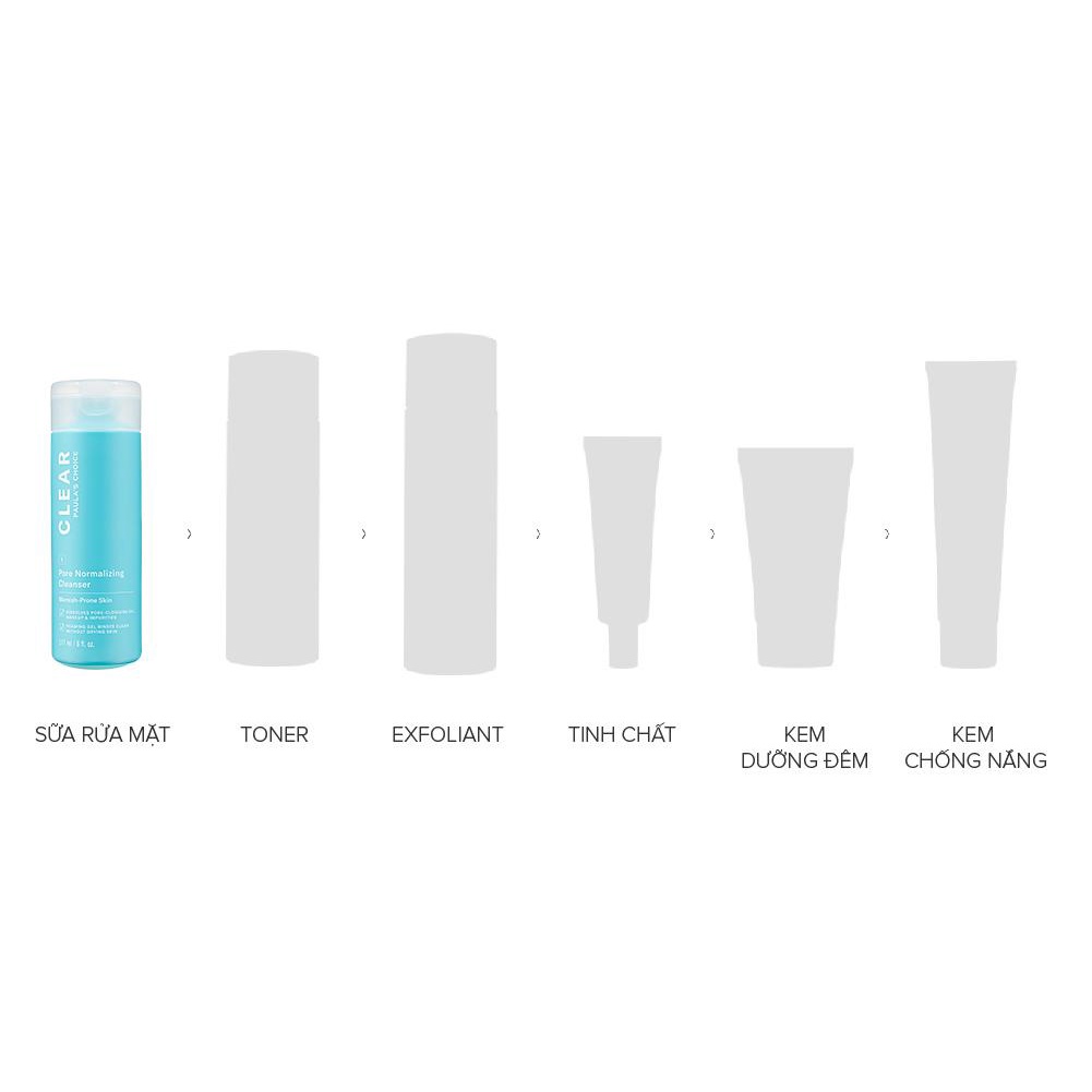 Sữa rửa mặt dạng gel ngăn ngừa mụn và se khít lỗ chân lông Paula’s Choice Clear Pore Normalizing Cleanser