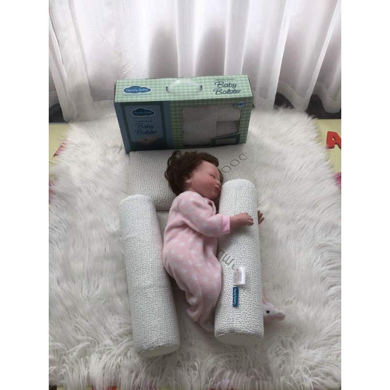 Gối ôm gối chặn sợi tre Bamboo Comfy Baby bản nâng cấp có đai