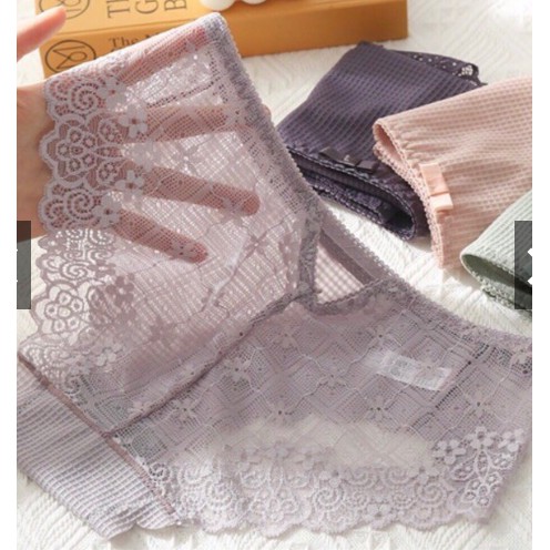 Quần Lót nữ Combo 10 chiếc Quần lót su phối ren mềm mại siêu đẹp 2212