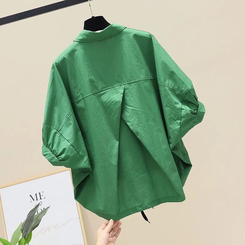 Áo Sơ Mi Cánh Dơi Dáng Rộng Thời Trang Dành Cho Nữ C8892