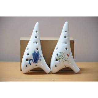 [Thanh Lý]  Ocarina 12 lỗ - Ocarina đất nung bọc sứ