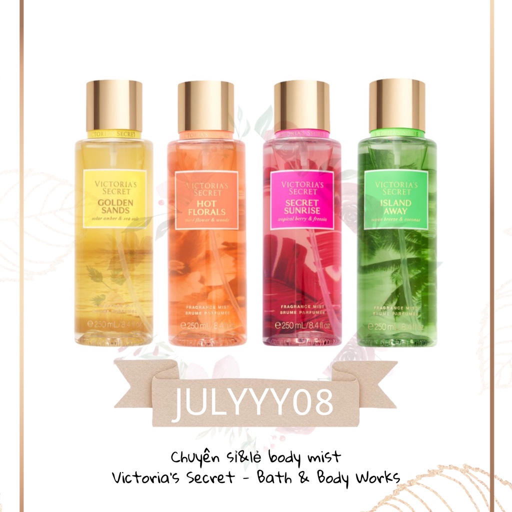 Xịt Thơm  Toàn Thân Victoria’s Secret Private Island Fragrance Mist (250ml)