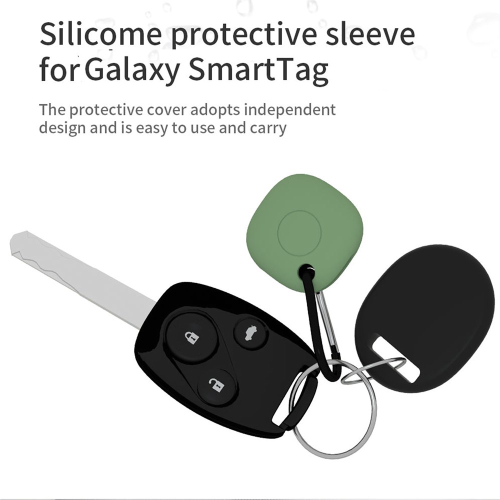 Vỏ Silicone Bảo Vệ Có Móc Khóa Cho Samsung Galaxy Smart Tag Plus Tracker