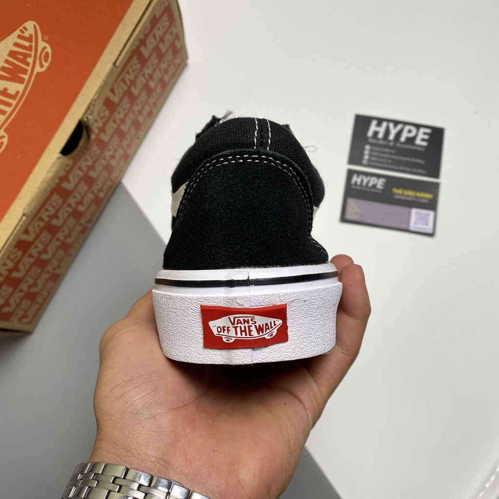 Giày đi học Vans Old Skool Black  - Hype Sneaker | Phiên bản 1:1 chuẩn.
