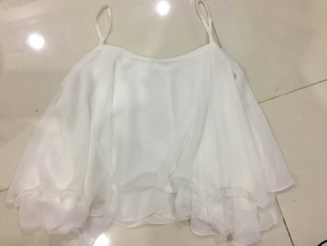 Áo hai dây voan bèo đẹp nhiều màu | BigBuy360 - bigbuy360.vn