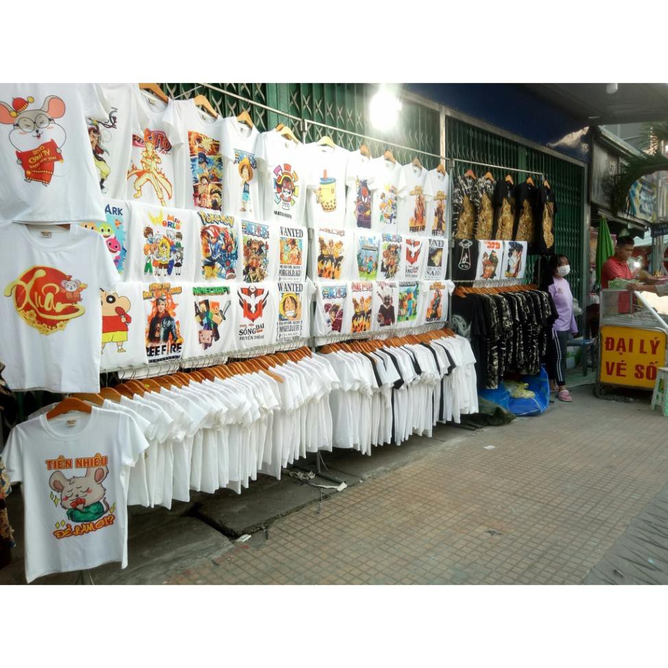 SALE- Áo Thun One Piece Màu Đen Vải Cotton 4 Chiều in Tại Shop  - ADT Store
