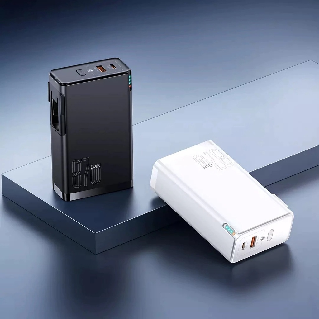 Baseus -BaseusMall VN Cốc sạc nhanh kiêm pin dự phòng 87W Baseus Power Bank &amp; Adaptor