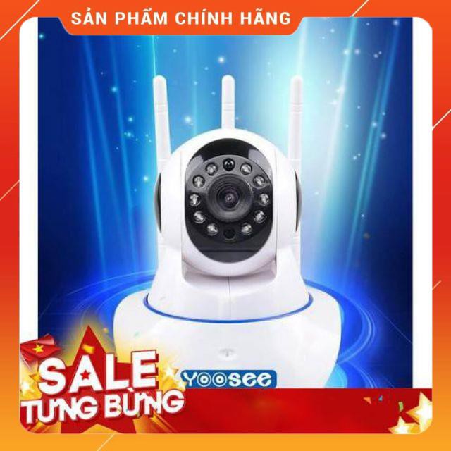 Camera 3 Râu Dùng Phần Mềm Yoosee Xoay 360 Độ Bắt Wifi Cực Khỏe