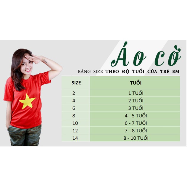 Áo cờ đỏ sao vàng 24k Cotton có sẵn SLL