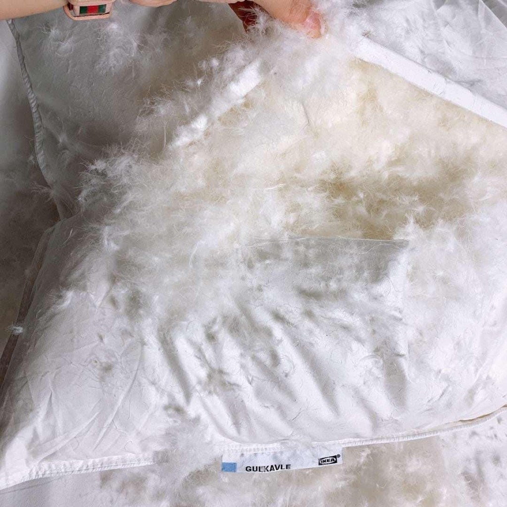 🦆 Ruột Gối Lông Vũ I.KE.A Êm, Chống Đau Đầu, Mỏi Gáy 🦆🦆