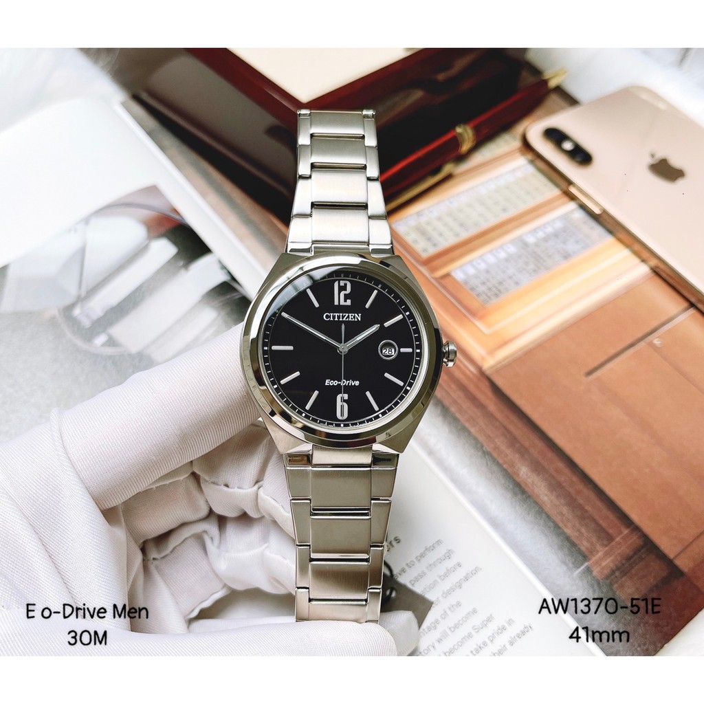CITIZEN ECO-DRIVE THỜI TRANG THANH LỊCH MADE IN JAPAN AW1370-51E, 41mm