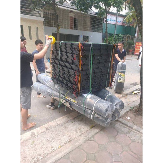 Sàn nhựa đen 95*95 cm lót sàn, làm giá đỡ kê lan