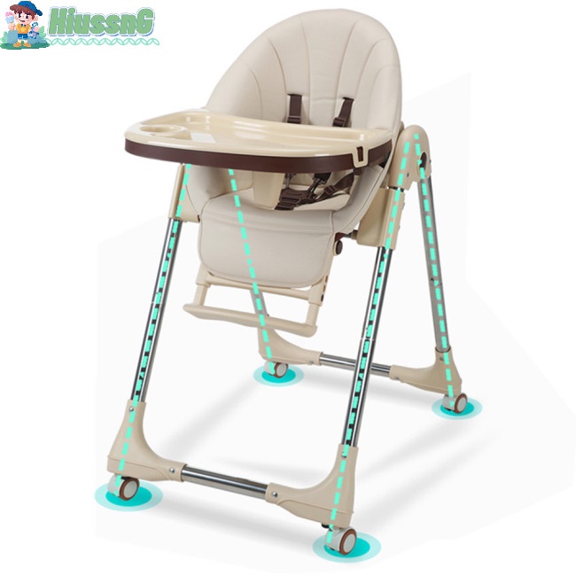Bộ 4 Bánh Xe Thay Thế Cho Ghế Ngồi Ăn Đa Năng