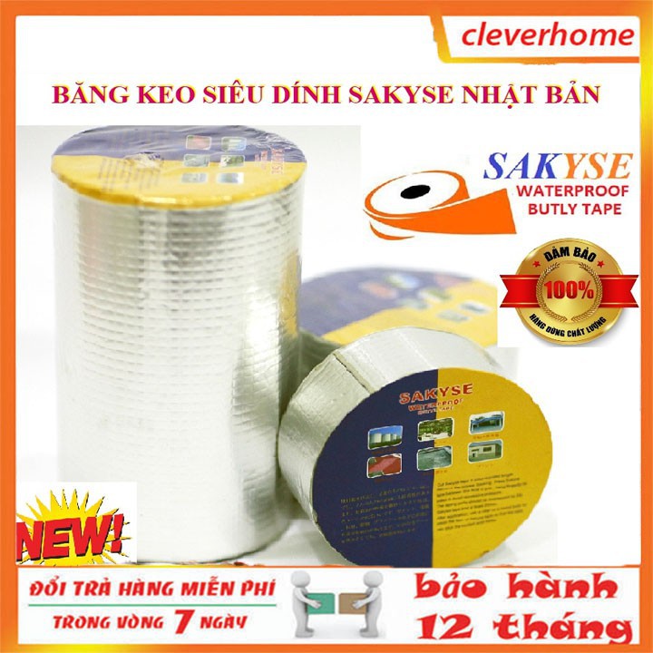 Băng keo Nhật Bản Sakyse chống thấm, cách nhiệt, bảo hành 10 năm