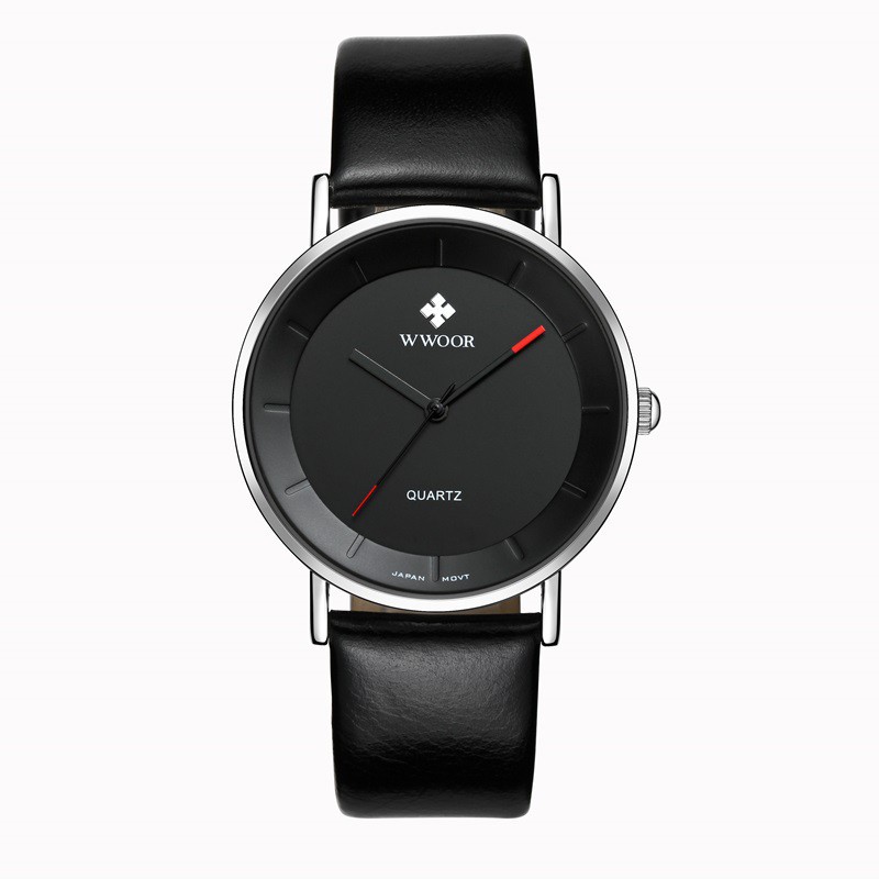 ĐỒNG HỒ NAM WWOOR 8827 DÂY DA CAO CẤP,MẶT TRÒN Bán lẻ giá sỉ