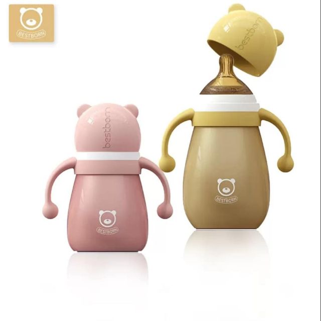 BÌNH SỮA GIỮ NHIỆT BESTBORN + TẶNG KÈM BỘ CỌ CHUYÊN DỤNG