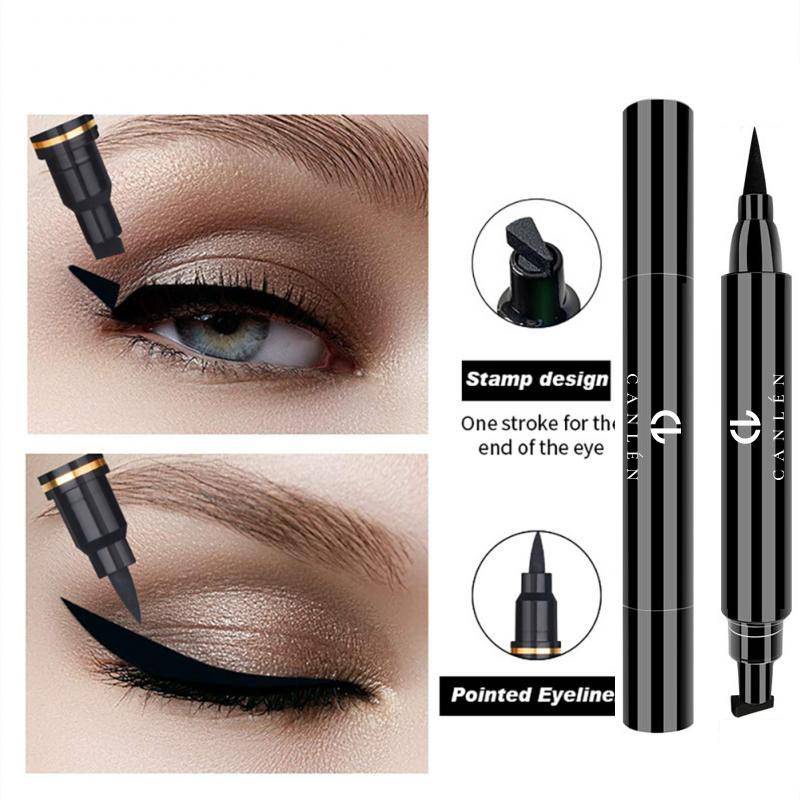 Bút Kẻ Mắt Dạng Lỏng 2 Trong 1 Nhanh Khô Chống Thấm Nước