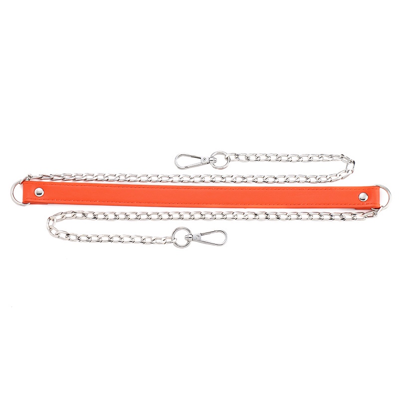 Dây Đeo Túi Xách Bằng Da Phối Xích Kim Loại Nhiều Màu Sắc Siêu Bền Dễ Phối Đồ